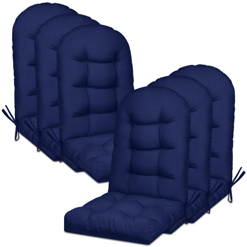 5 Inch  Adirondack Chair Cushion(Set Of 6), Navy