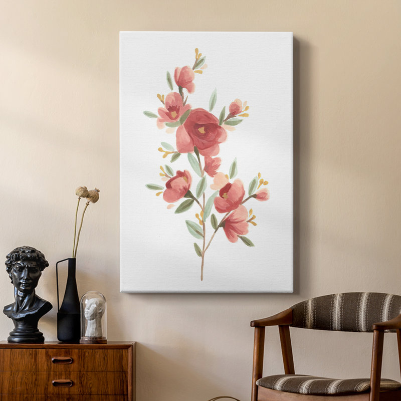 Wildflower Sprig IV - galerie sur mesure, H 18 po x l 12 po