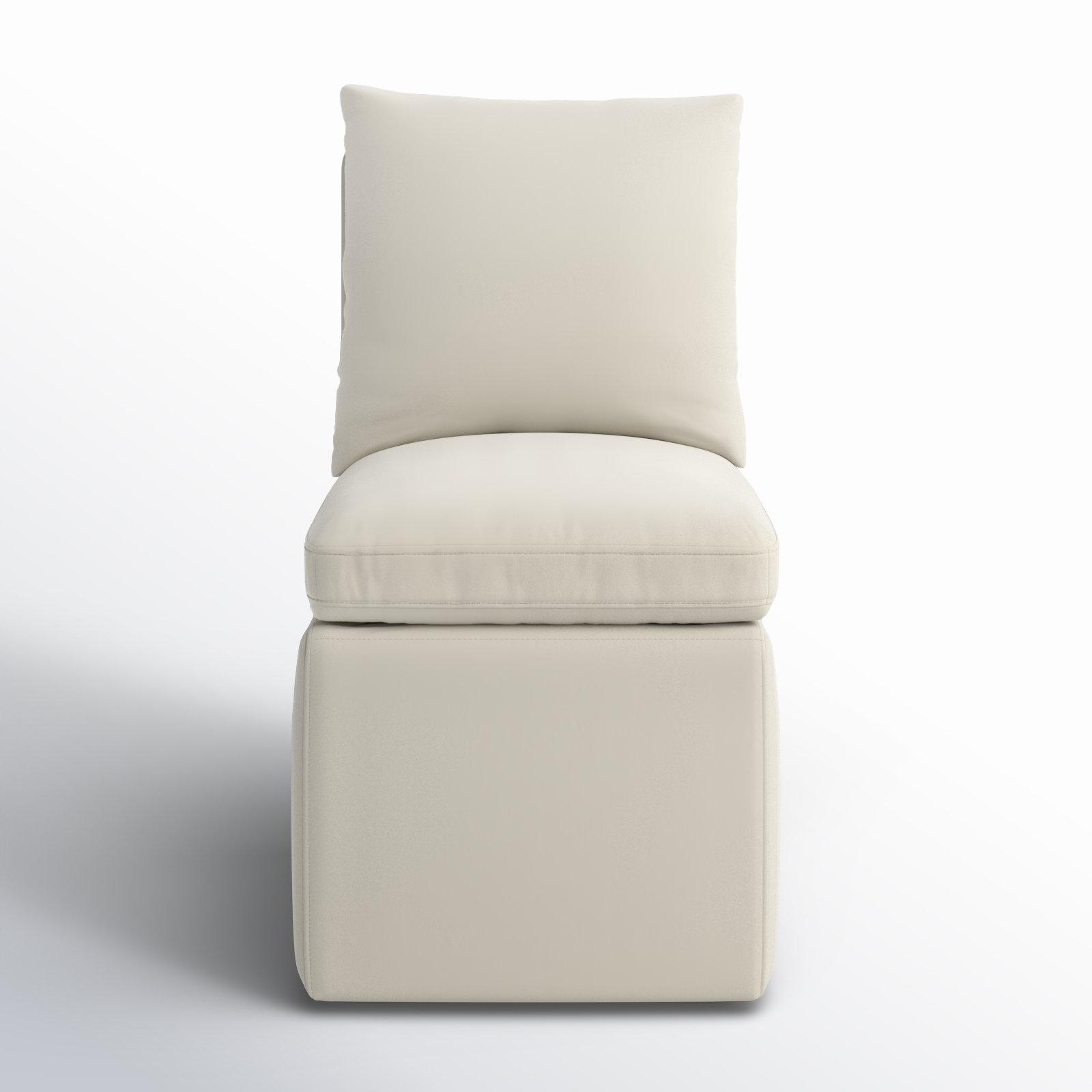 Alayaa Linen Side Chair, Bella Beach Performance Velvet