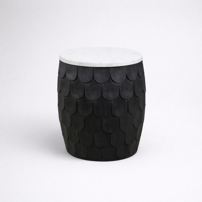 Marble Top End Table