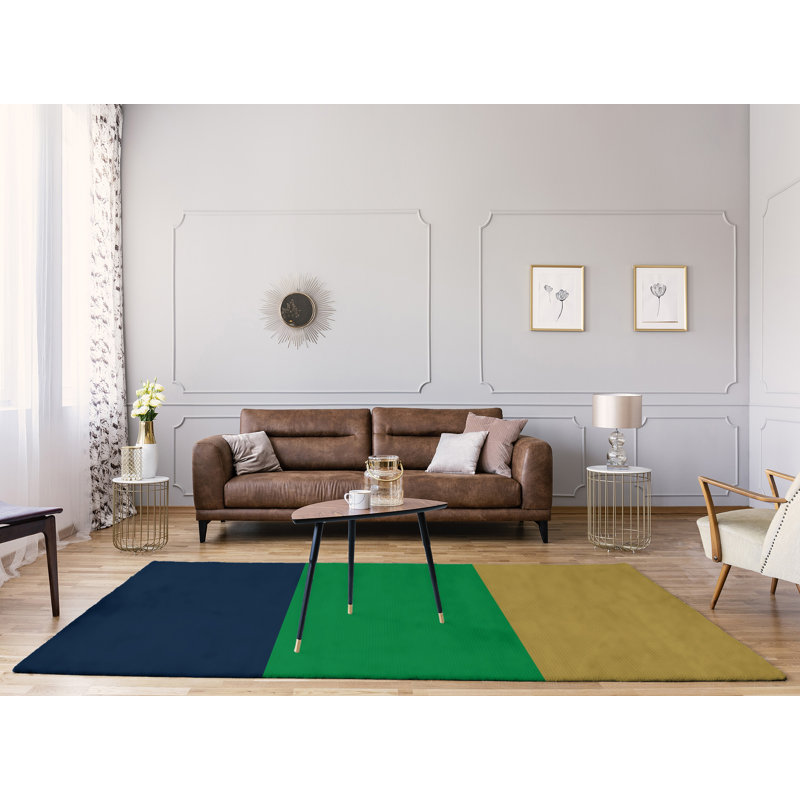 Tapis bleu/vert, Rectangle 9 pi x 12 pi