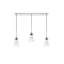 Luminaire suspendu linéaire pour îlot de cuisine 3 lumières Shaner-1729372337