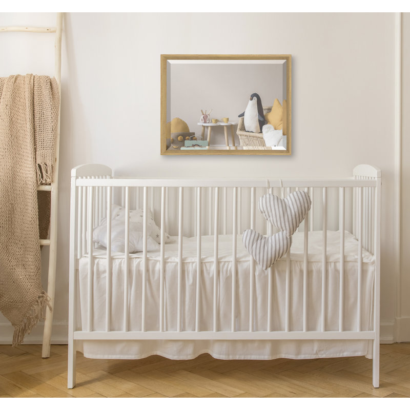 Miroir d'appoint Ovey, 29,5 po x 23,5 po, Noir