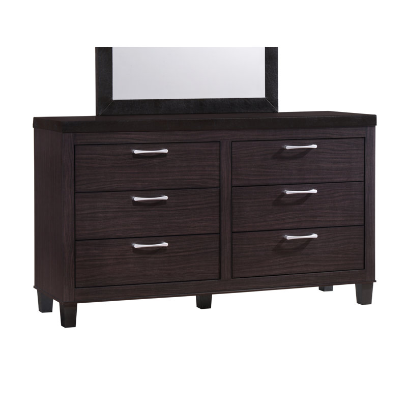 Commode double 6 tiroirs Synder