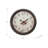 Clocks, 20" Round, Wall Clock, Brown, Transitional