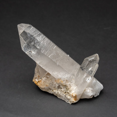 Véritable grappe de cristal de quartz transparent du Brésil (331,2 grammes)