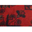Tapis de zone en laine rouge 4 pi 11 po x 6 pi 5 po the main one-of-kind-noué la 2010s esari turque Allaina