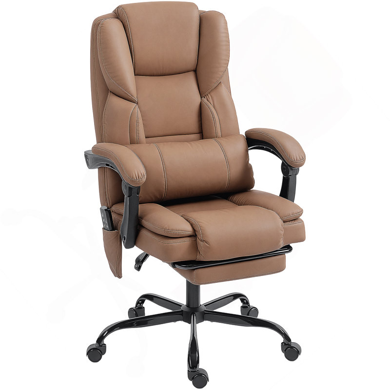 Fauteuil de massage avec revêtement en similicuir