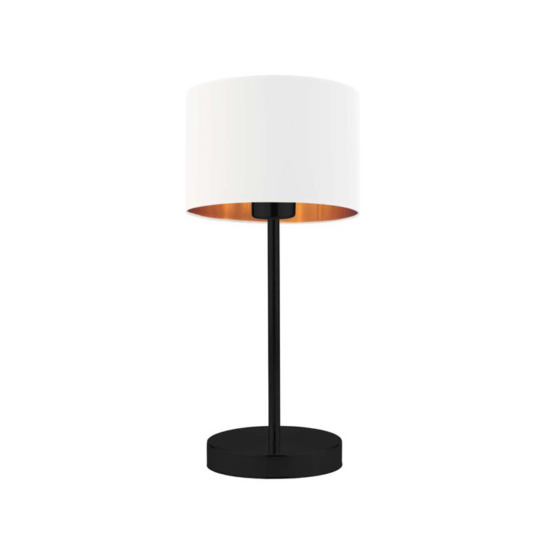 Arseny Metal Table Lamp, Black, White