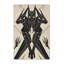 Tapis art déco lavable à la machine Elida Cerberus - beige-1979918129