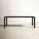 Pepina 82.75'' Ceramic Outdoor Dining Table