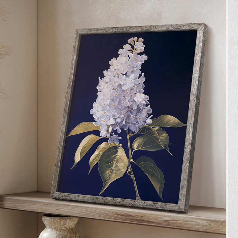 «FLORAL Series CLxxxvii», reproduction encadrée - bois massif, H 30 po x l 24 po