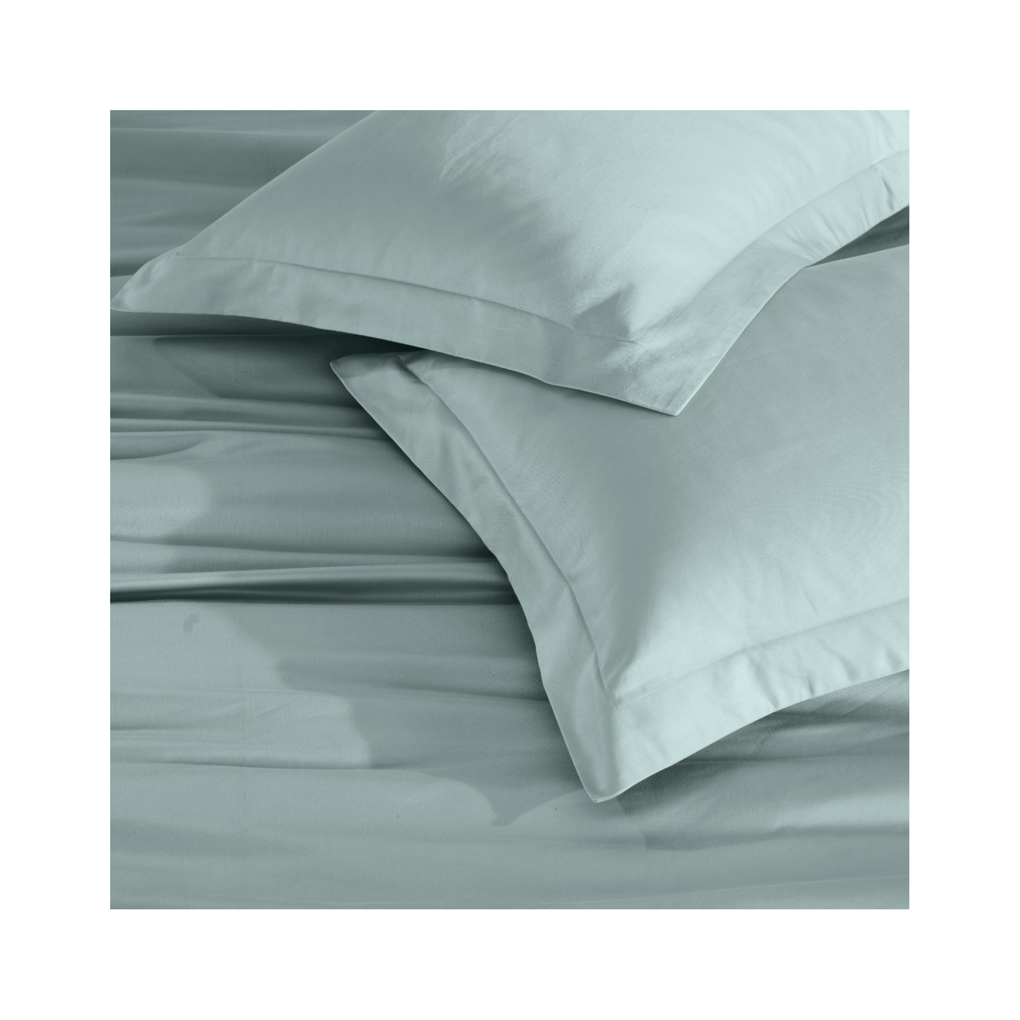 Cotton Duvet Cover Set, King/California King Duvet Cover + 2 King Shams, Teal