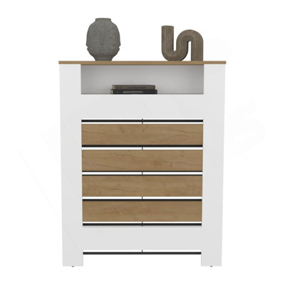 Radiator Cover Mistral Cabinet With Slatted Panel, Modern Home Furniture For Heating Units, Ventilated Decorative Enclosure, Light Oak