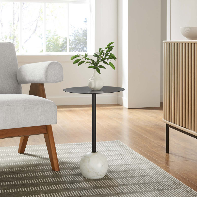 Table de bout Modway Aliza, Noir / blanc