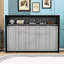 Lit escamotable simple en bois avec tablettes-1388943584