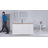 Lustertone 29"L x 22"W Double Basin Drop-In Kitchen Sink