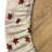 Ebern Designs Pumpkin Fitted Round Tablecloth Eggshell and Burgundy-1344149142