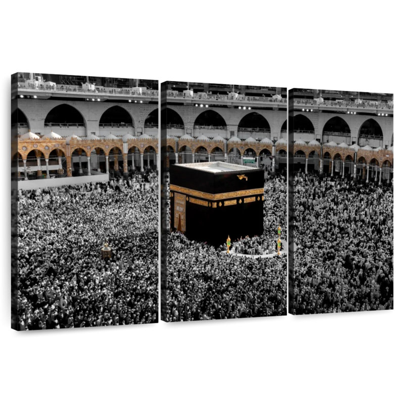 Adella Pop Haram Mosque, 24" H x 38" W