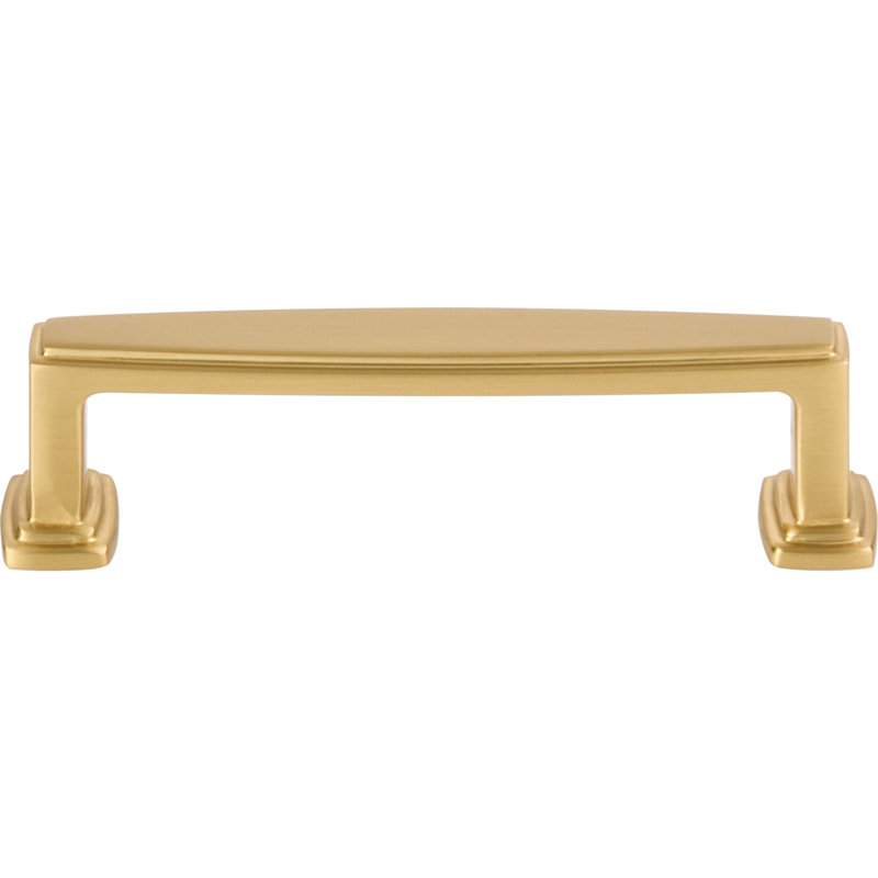 Richard Bar Pull, Brushed Gold, 3 3/4"