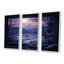 «Purple River Winter Windows III - Winter Landscape», art mural-1004661842-1004661871