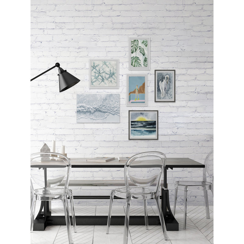 Ensemble de 6 toiles murales sur toile