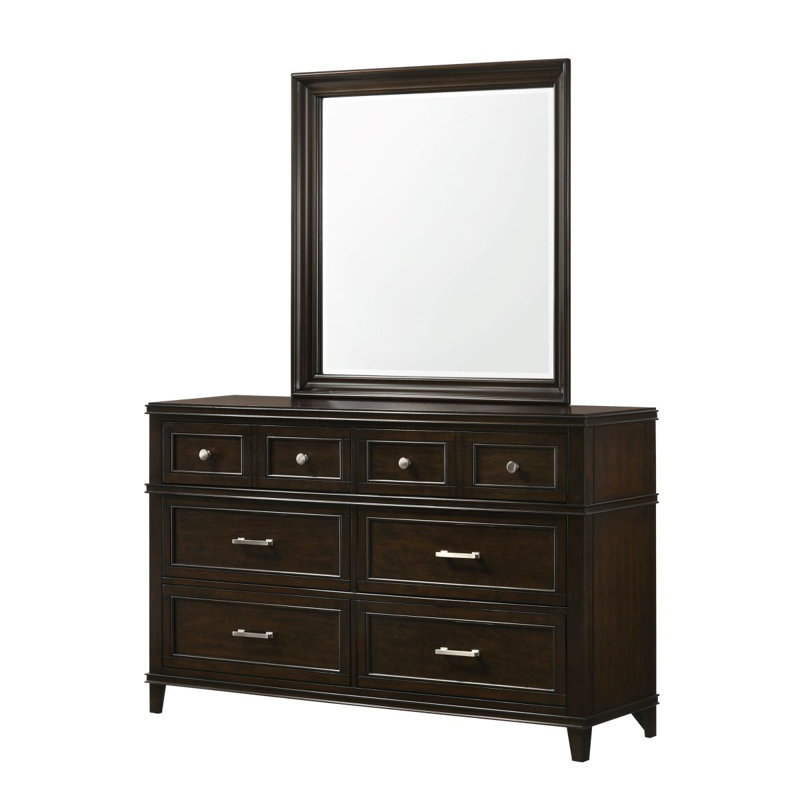 Merlot Square Mirror
