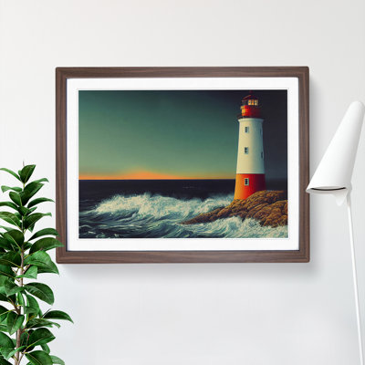 Gentle Lighthouse - Single Picture Frame Print