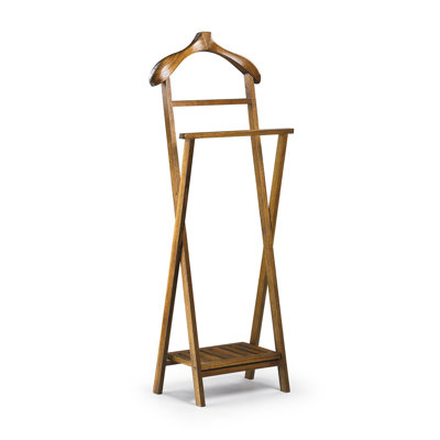 Guildhall Solid Wood Freestanding Valet Stand