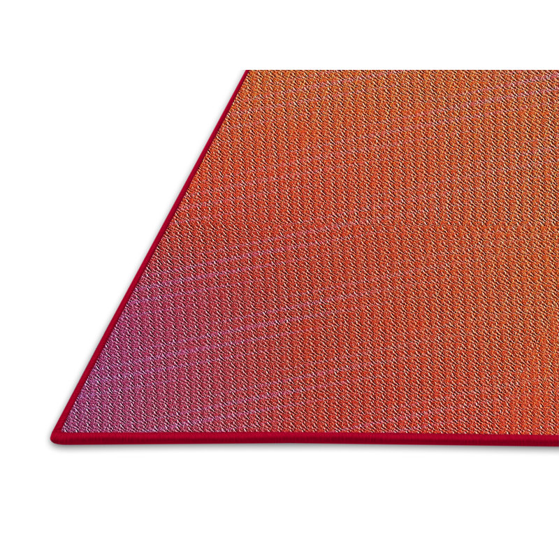 Tissé à la machine en laine et polyester gris/noir Tapis décoratif, Rectangle 8 pi x 12 pi