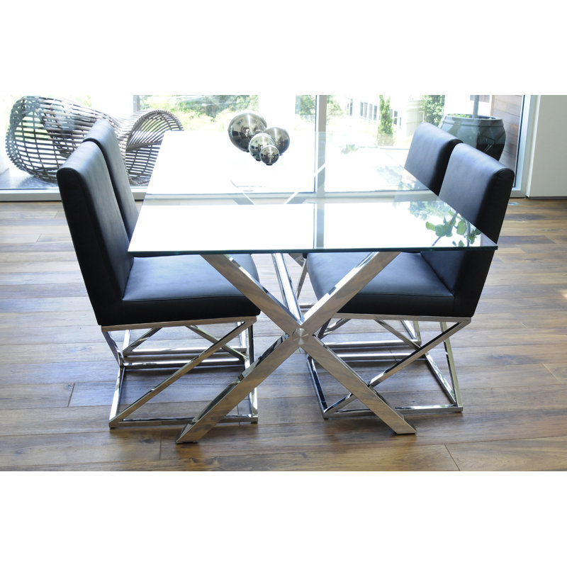 BEVERLY Glass Dining Table