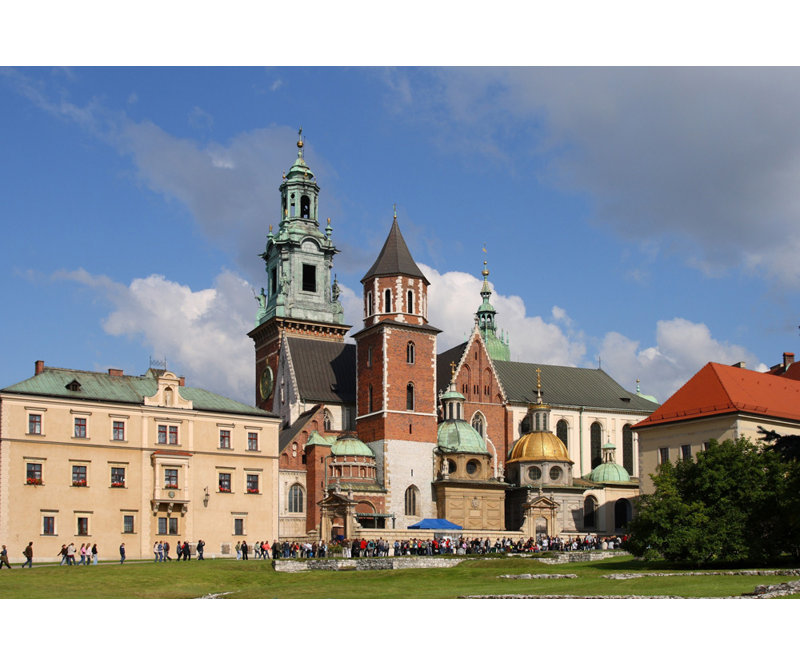 La cathédrale du Wawel en Pologne, H 12 po x l 18 po