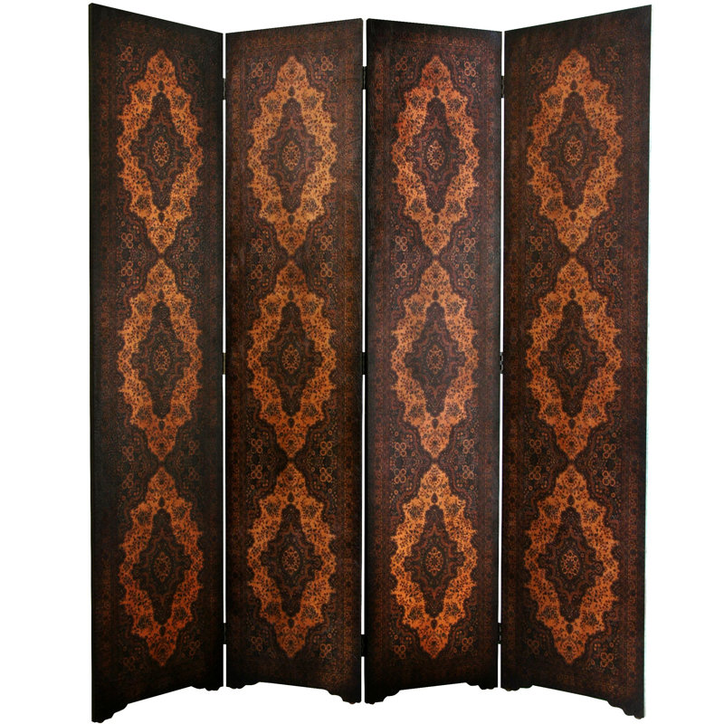 Cloison pliante 4 panneaux l 63 po x H 72,5 po Zeman, Classical