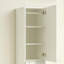 Armoire-penderie mince en bois avec miroir