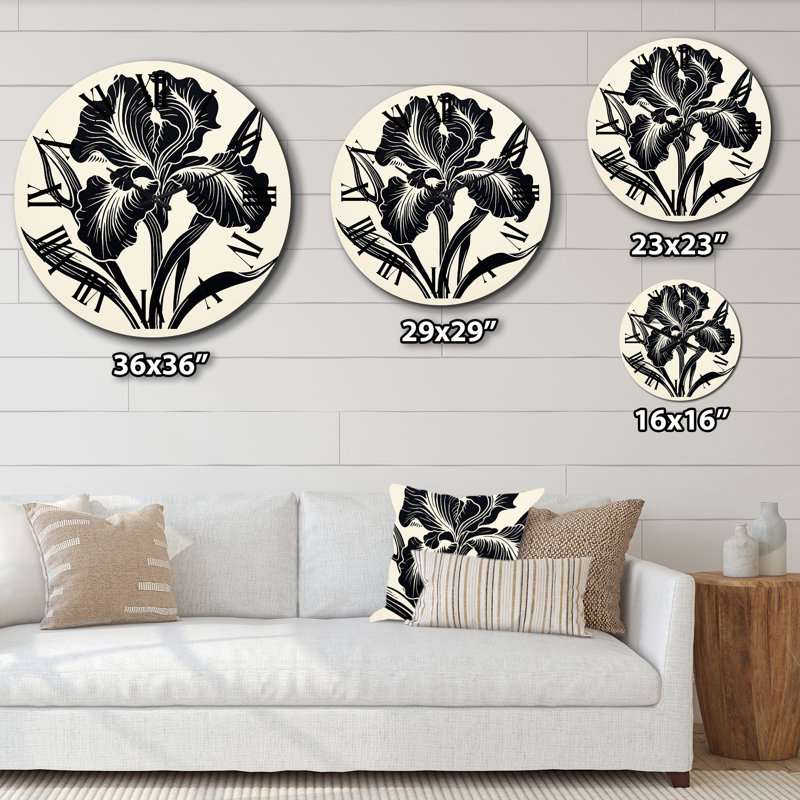 Metal Wall Clock, Large