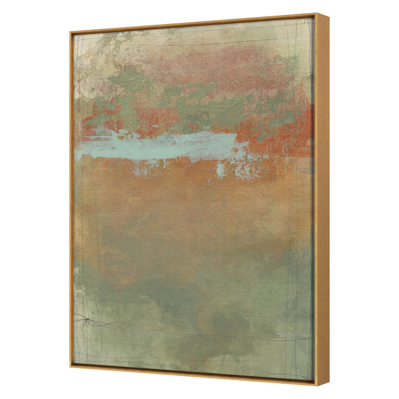 "Chromatique Mesa 4" par Harris, Maeve, H 40 po x l 29 po, Doré