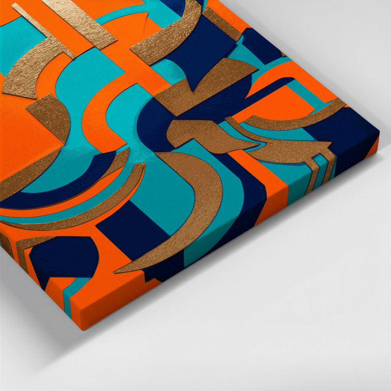 Art abstrait sur toile, formes abstraites et brunes 49, H 10 po x l 8 po