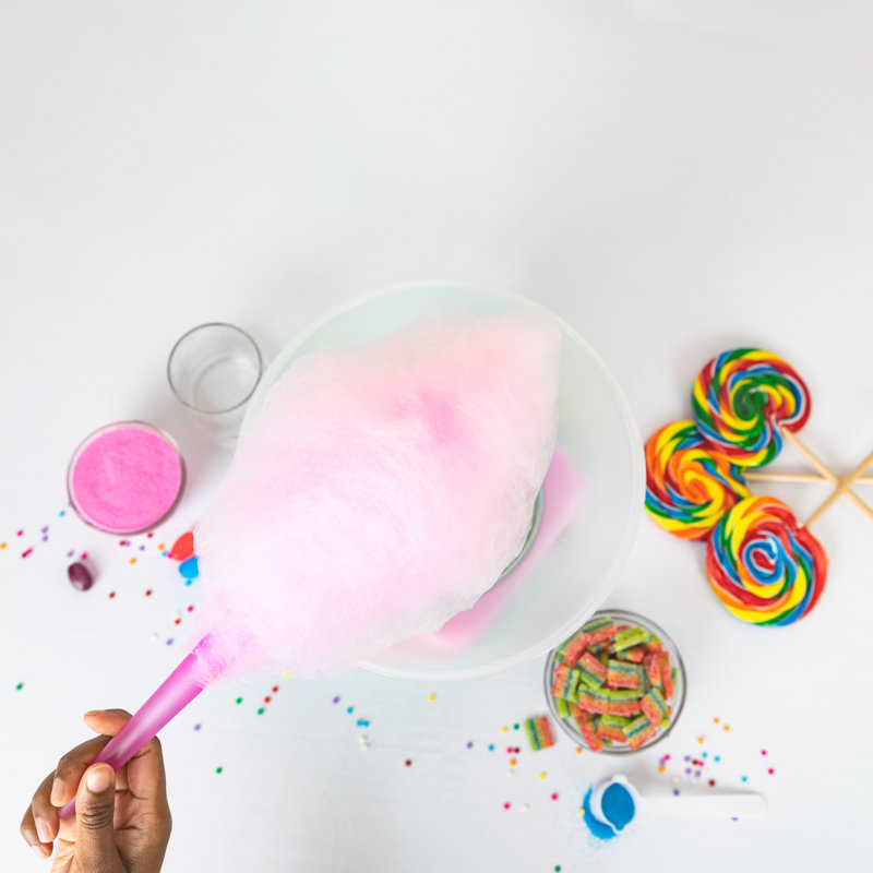Nostalgia Candy Cotton Candy Maker, Pink, Pink