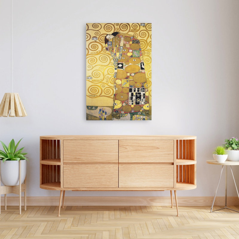 Erfullung 1905, reproduction d'art géométrique murale classique contemporaine, 48" H x 32" W