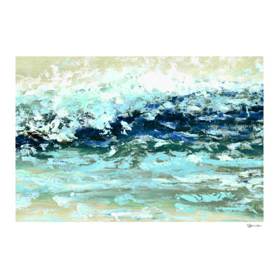 Vagues océaniques - peinture sur toile tendue