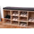 10 Pair Shoe Storage Bench