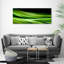 Green Waves Background - Wrapped Canvas Print