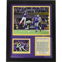 Rico Industries NFL Minnesota Vikings Die Cut Triple Spirit