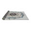 Tapis damassé bleu-218361360