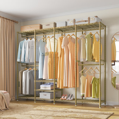VIPEK V40 Extra Large Garment Rack, Heavy Duty Clothes Rack for Hanging Clothes, 76" L x 15.7" W x 76.4" H
