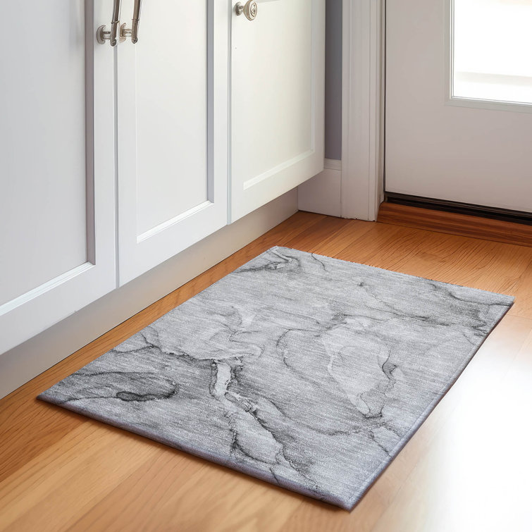 Premium Machine Washable Cerrito AMF516 Gray Rug