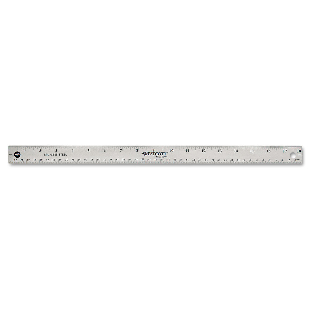Acme United Corporation Westcott Stainless Steel Office Ruler & Reviews ...