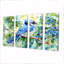 Geai bleu perché sur une branche I - Art mural oiseau - art mural moderne pour le salon-960301148
