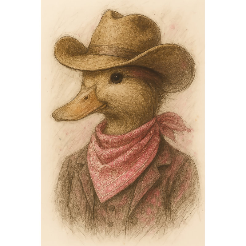 «Sucked Duck Cowgirl» par Linda