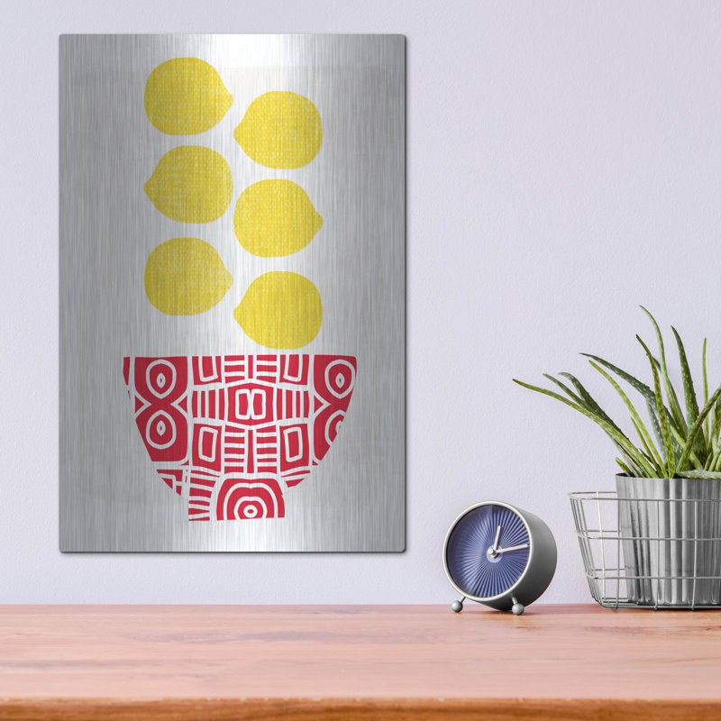 «Bowl Of Lemons» par Linda Woods, H 16 po x l 12 po